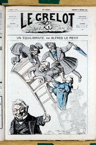 “Le Grelot”un kapağı, sayı 81, Satirique en Couleurs by Alfred Le Petit