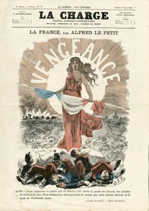 La Charge (1870), 18 numara, Renkli Hiciv by Alfred Le Petit