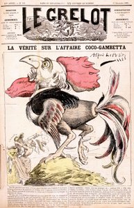 Coco olayı (Gambetta ve “” tavukları”) hakkındaki gerçek - Gambetta - Alfred Le Petitty, 17/12/1882 tarihli “Le Grelot””da by Alfred Le Petit