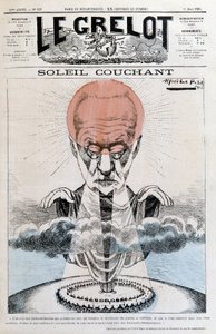 Gün Batımı: Victor Hugo - Alfred Le Pepetit, 11/03/1883 tarihli “” Le Grelot””” filminde by Alfred Le Petit