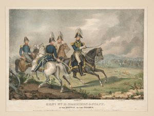 Genl. Wm. H. Harrison ve Personel by Alfred M. Hoffy