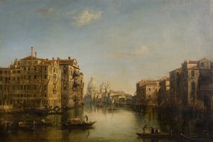 Büyük Kanal, Venedik, 19. yüzyıl by Alfred Polentine