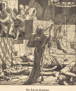Strangler olarak ölüm by Alfred Rethel