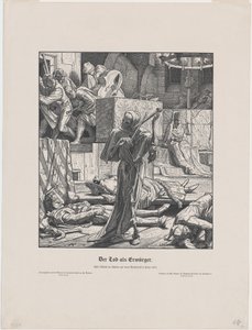 Arkadaş olarak ölüm by Alfred Rethel