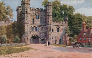 Battle Abbey near Hastings  by Alfred Robert Quinton