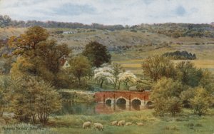 Boxhill Bridge, Dorking  by Alfred Robert Quinton
