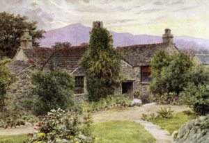 Dove Cottage, Grasmere (renkli taş) by Alfred Robert Quinton