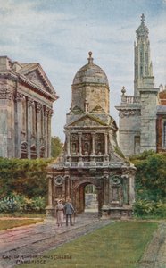 Gate of Honor, Caius College, Cambridge (renkli taş) by Alfred Robert Quinton