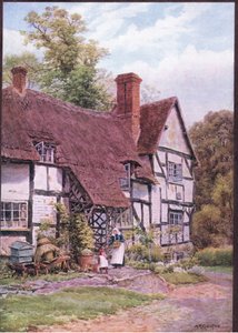 Haveton, nr Evesham, Worcester, Dent & Sons Limited tarafından yayınlanan The Cottages and the Village Life of Rural England