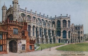 At nalı Manastırları ve St Georges Şapeli, Windsor by Alfred Robert Quinton