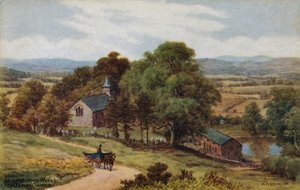 Llandrindod Wells, The Parish Church  by Alfred Robert Quinton