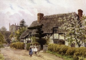 Norton, Evesham yakınlarında, Worcester (renkli taş) by Alfred Robert Quinton