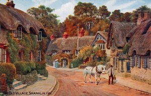 Old Village, Shanklin, Isle of Wight  by Alfred Robert Quinton