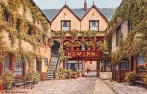 The New Inn, Gloucester by Alfred Robert Quinton
