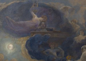 Şiir - Drama (yan tavan) by Alfred Roll