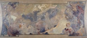 Petit Palais, galerie sud için eskiz: La musique fantastique, 1906 ve 1917 yılları arasında (tuval, yağlıboya) by Alfred Roll