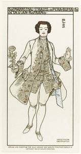 Richard Strauss'un Der Rosenkavalier The Knight of the Rose operası için kostüm tasarımı, 1910