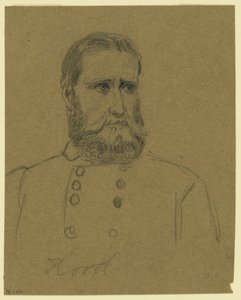 Konfederasyon Generali John Bell Hood by Alfred Rudolph Waud