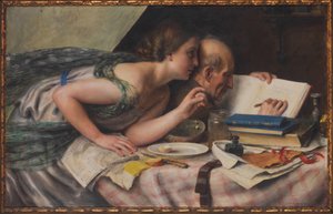 Şair ve ilham perisi, 1925. by Alfred Schwarzschild