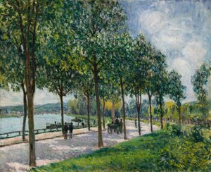 Allée of Kestane Ağaçları, 1878. by Alfred Sisley