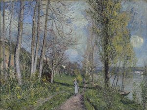Seine Kıyıları, c.1880-81 by Alfred Sisley