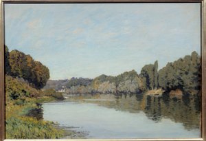 La seine a Bougival. Alfred Sisley