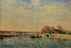 Loing Kanalı by Alfred Sisley