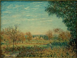 eylül sabahı by Alfred Sisley