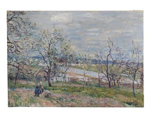 Veneux-Nadon'da Bahar, 1882 by Alfred Sisley