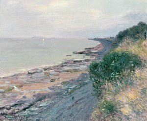 Penarth Uçurumu, Akşam, Gelgit by Alfred Sisley