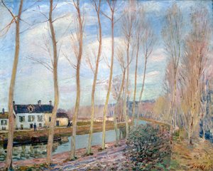 Loing Kanalı, 1892 by Alfred Sisley