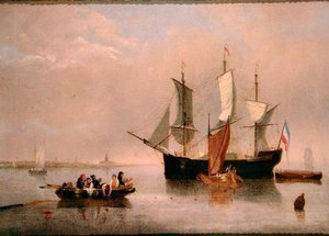 Hollanda Sahil Manzarası by Alfred Stannard