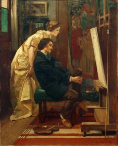 A.Stevens, Ressam ve Modeli