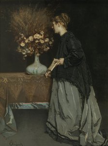 Sonbahar Çiçekleri, 1867 by Alfred Emile Stevens