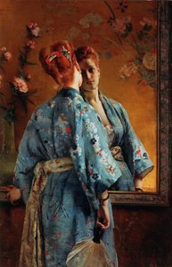 Japon Parisienne, yaklaşık 1871-1874. by Alfred Emile Stevens
