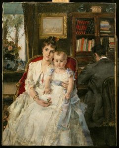 tüm mutluluk by Alfred Emile Stevens