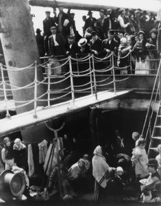 Auswandererschiff / Zwischendeck / Foto