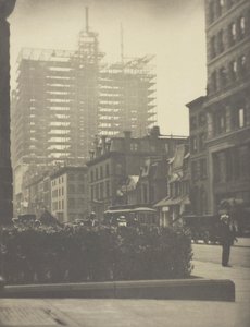 Eski ve New New York, 1910. by Alfred Stieglitz