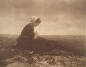 Net Mender by Alfred Stieglitz