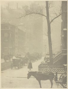 Sokak, Beşinci Cadde, 190001, 190304 basılmıştır. by Alfred Stieglitz