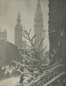 İki Kule, New York by Alfred Stieglitz