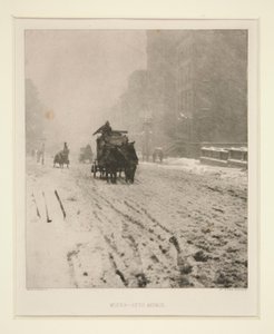 Kış - Beşinci Cadde by Alfred Stieglitz