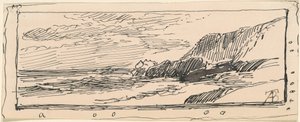 Kayalık sahil by Alfred Thompson Bricher