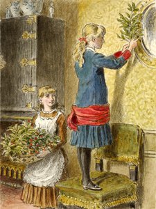 Noel için dekorasyon, pub. 1854