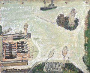 St. Ives Limanı ve Godrevy Deniz Feneri, 1930 dolayları