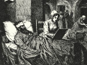 İngiliz hemşire Florence Nightingale, Kırım Savaşı