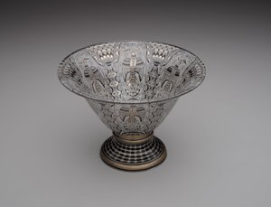 Kase, c.1914-15 (emaye, yaldızlı ve bronzit cilalı cam) by Alfred Walter