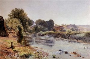 Biraz Eski İngiltere Yarı Uykuda by Alfred William Hunt