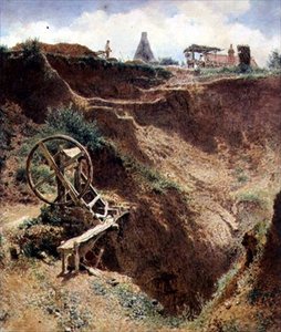 Çakıl Çukuru, Kings Cross (kağıt üzerine suluboya) by Alfred William Hunt