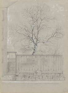 Billboard ve Ağaç by Alfred Wordsworth Thompson